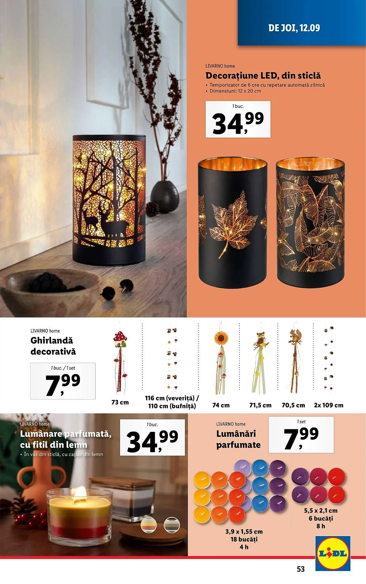 Catalog Catalog Lidl de la 9 septembrie până la 15 septembrie 2024 - Revista Pagina 53