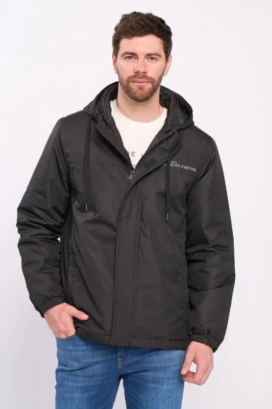 Lee Cooper - Jacheta barbat subtire cu fermoar si gluga