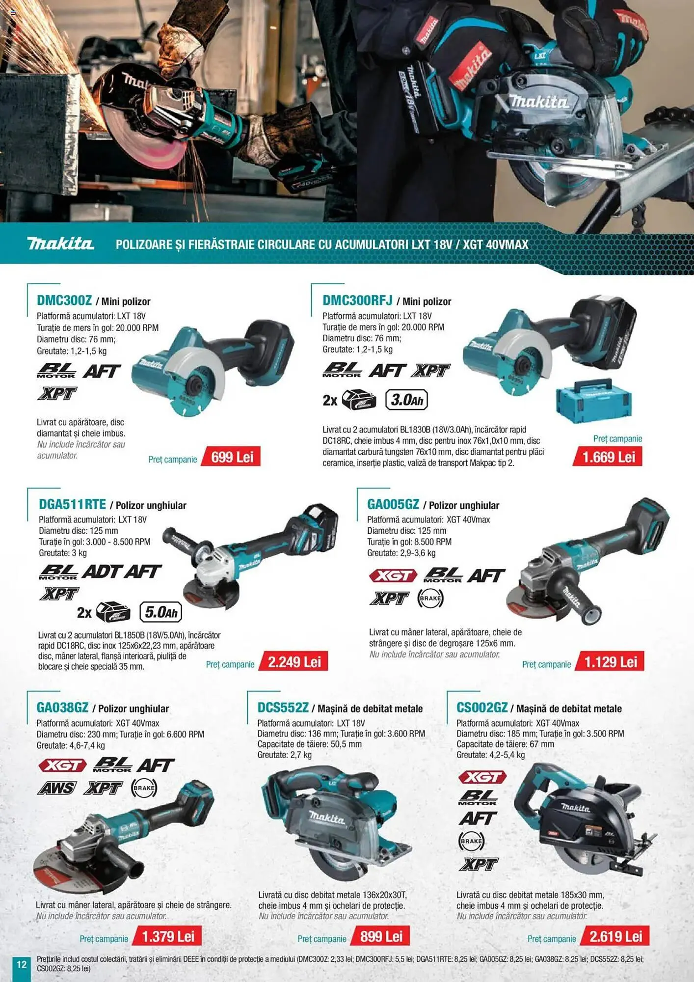 Catalog Catalog Makita de la 30 iunie până la 30 septembrie 2025 - Revista Pagina 12