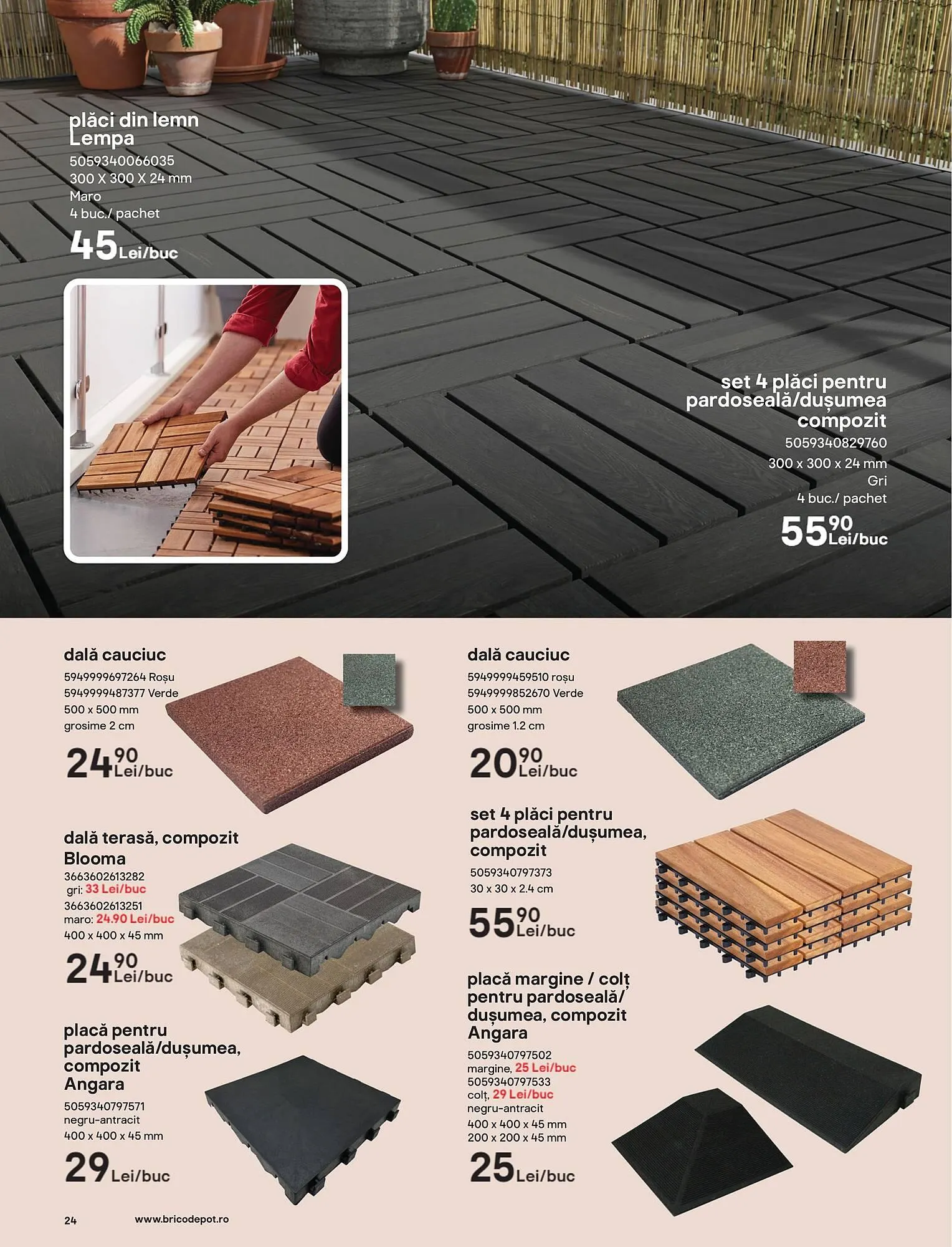 Catalog Catalog Brico Depôt de la 9 mai până la 22 aprilie 2025 - Revista Pagina 24