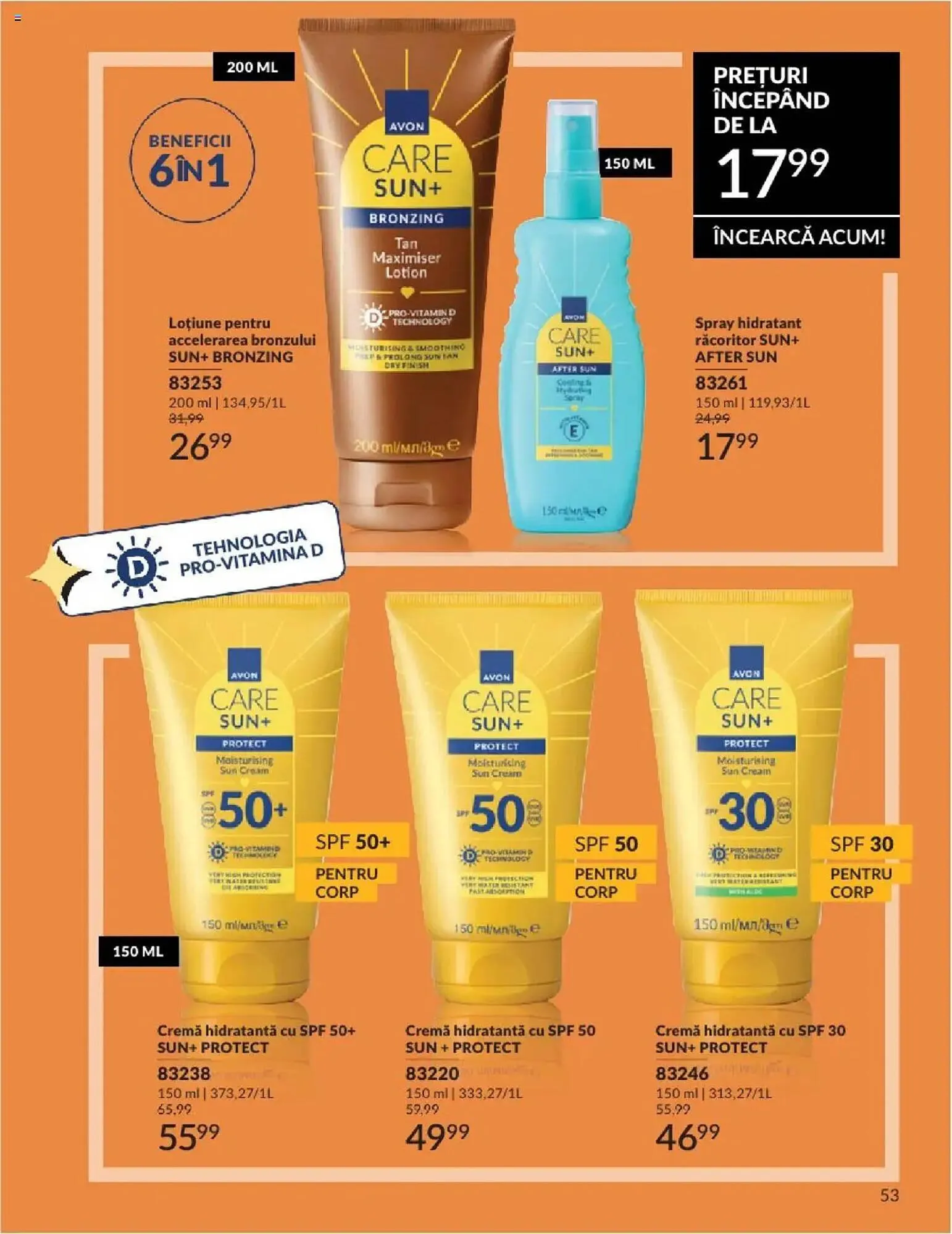 Catalog Catalog Avon de la 31 mai până la 30 iunie 2025 - Revista Pagina 53