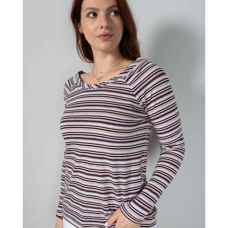 Bluza din bumbac cu dungi N231678001