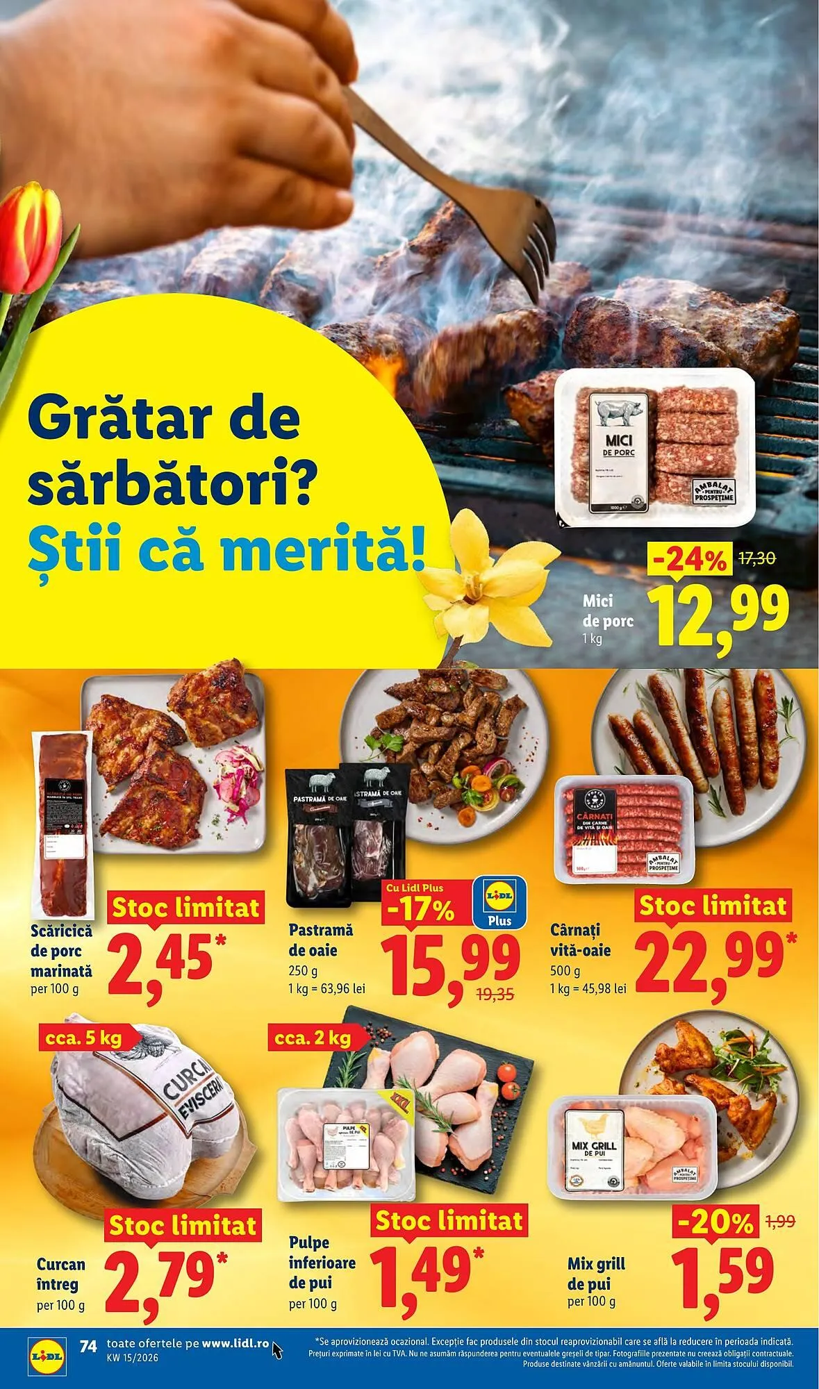 Catalog Catalog Lidl de la 6 aprilie până la 11 aprilie 2026 - Revista Pagina 74