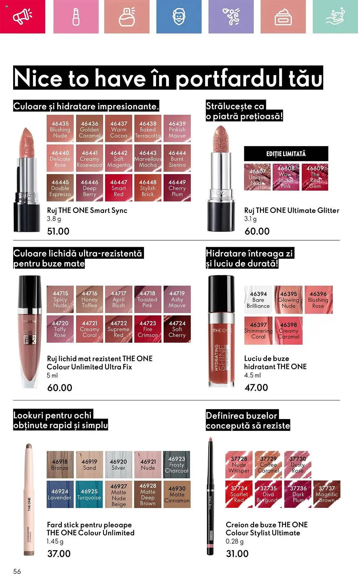 Catalog Catalog Oriflame de la 13 aprilie până la 3 mai 2025 - Revista Pagina 56