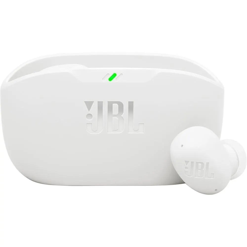Casti JBL Vibe Buds 2, True Wireless, Bluetooth, In-Ear, Microfon, Noise Cancelling, alb