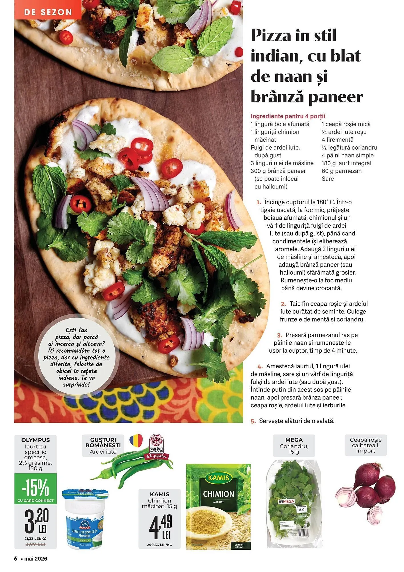 Catalog Catalog Mega Image de la 1 mai până la 31 mai 2026 - Revista Pagina 6