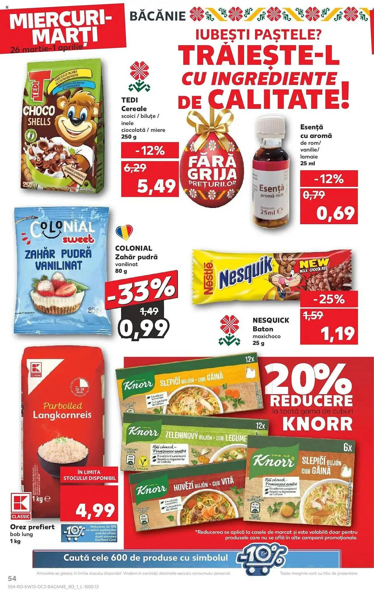 Catalog Catalog Kaufland de la 26 martie până la 1 aprilie 2025 - Revista Pagina 54