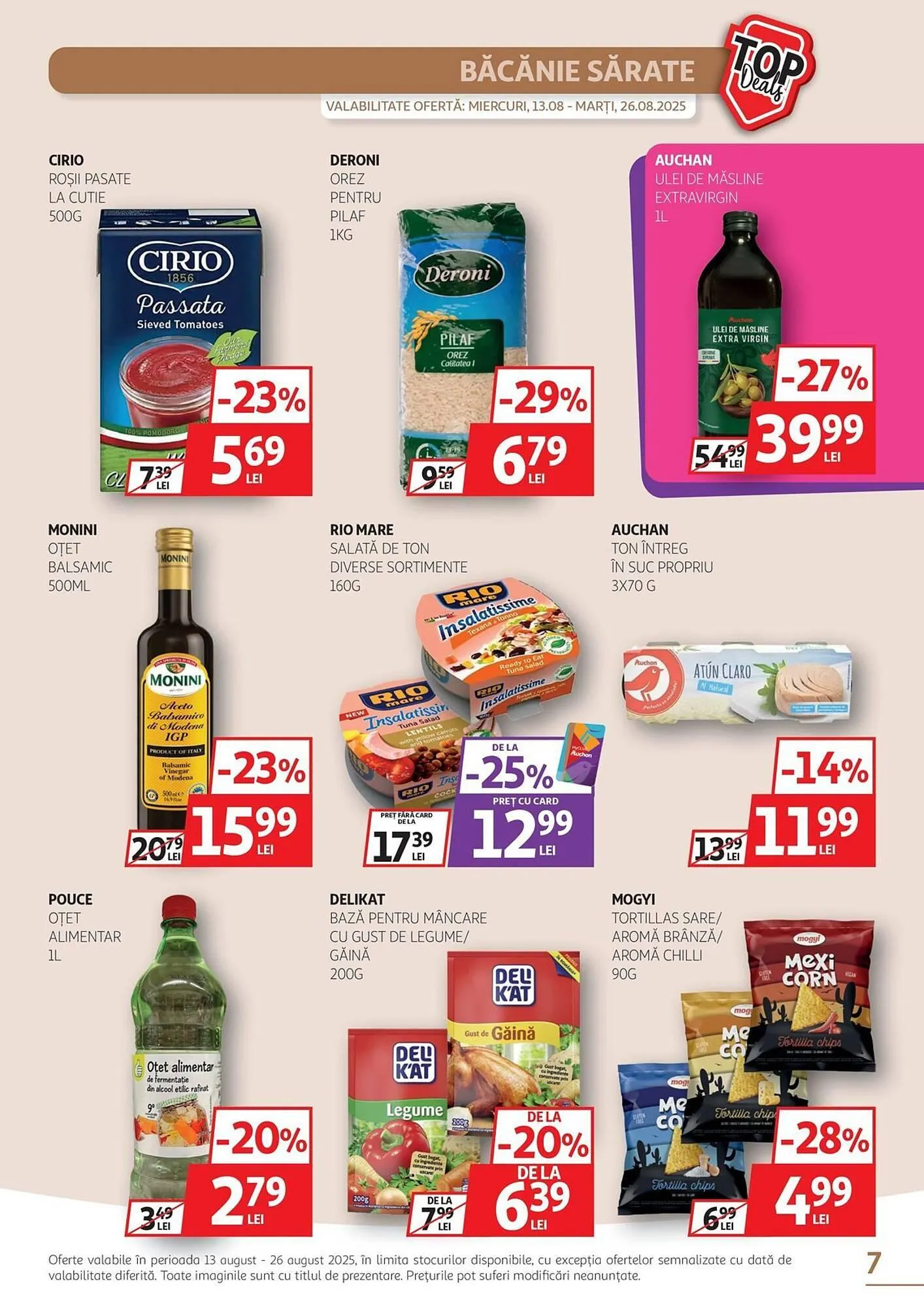 Catalog Catalog Auchan de la 13 august până la 26 august 2025 - Revista Pagina 7