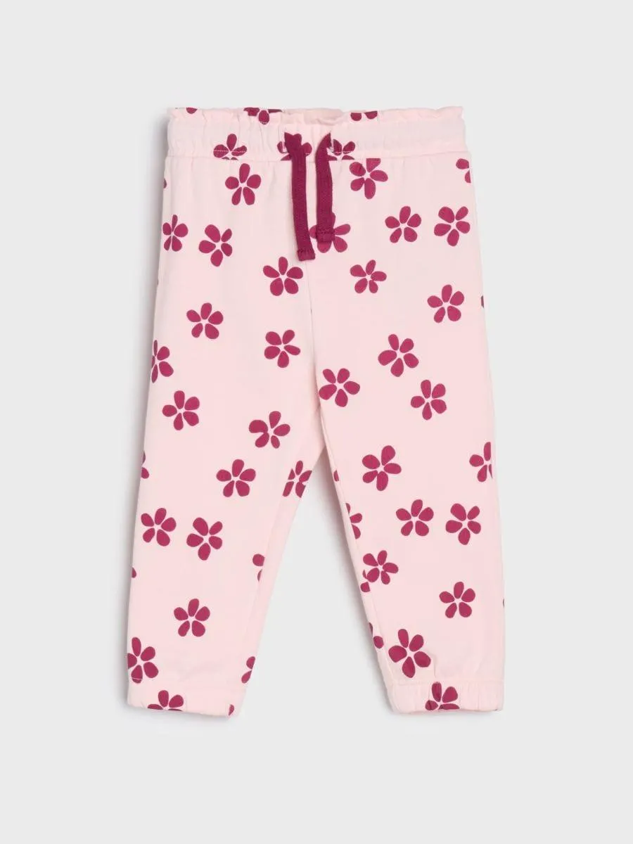 Pantaloni cu imprimeu floral