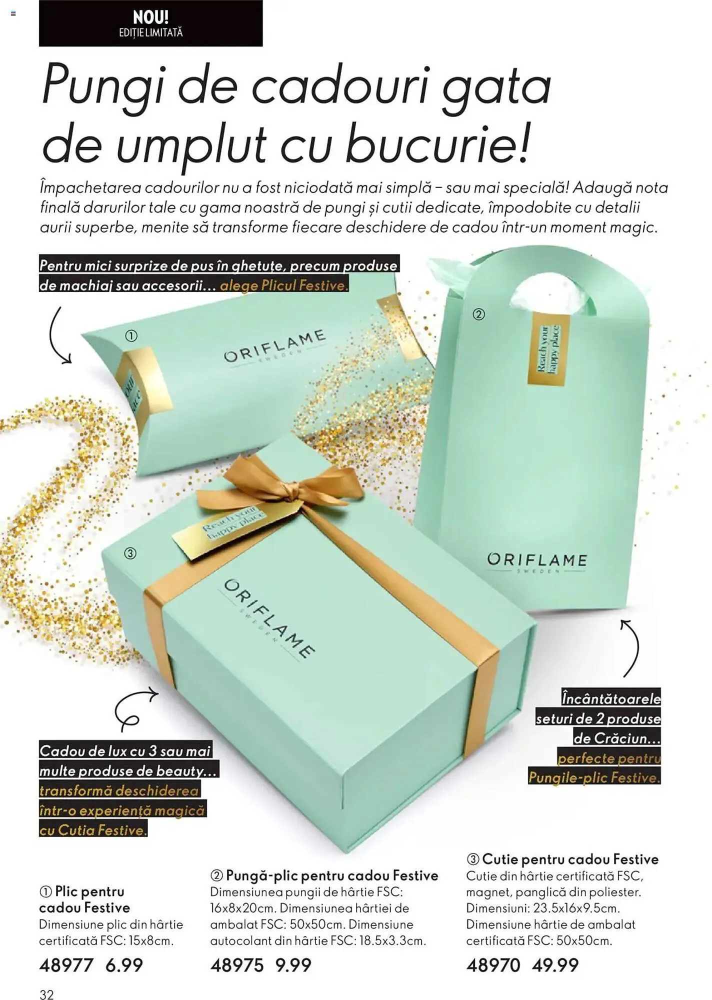 Catalog Catalog Oriflame de la 11 noiembrie până la 2 decembrie 2025 - Revista Pagina 32