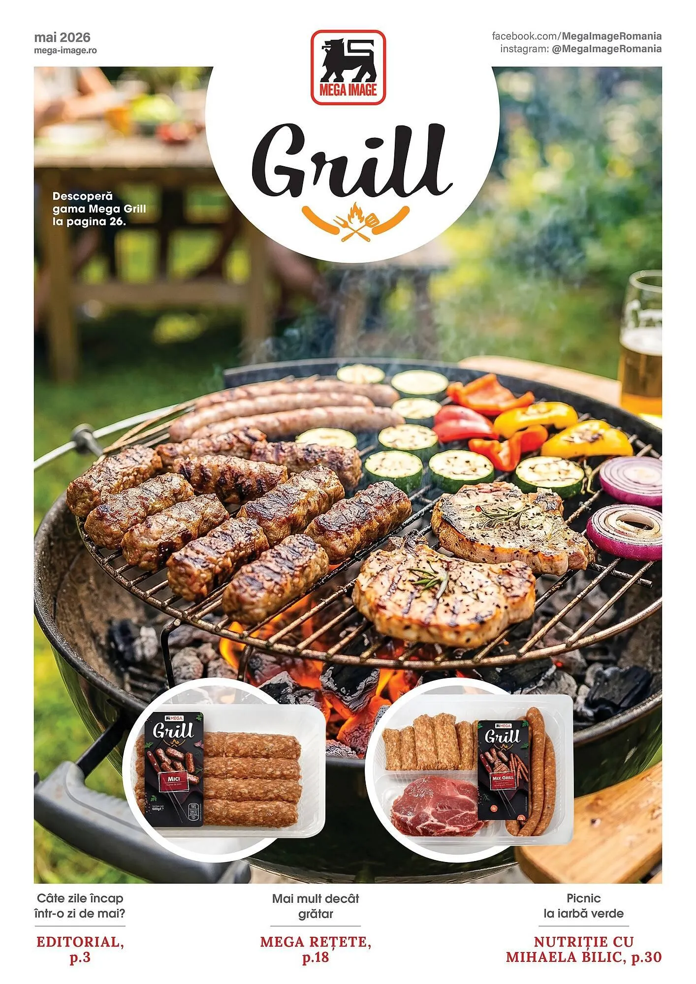 Catalog Catalog Mega Image de la 1 mai până la 31 mai 2026 - Revista Pagina 1
