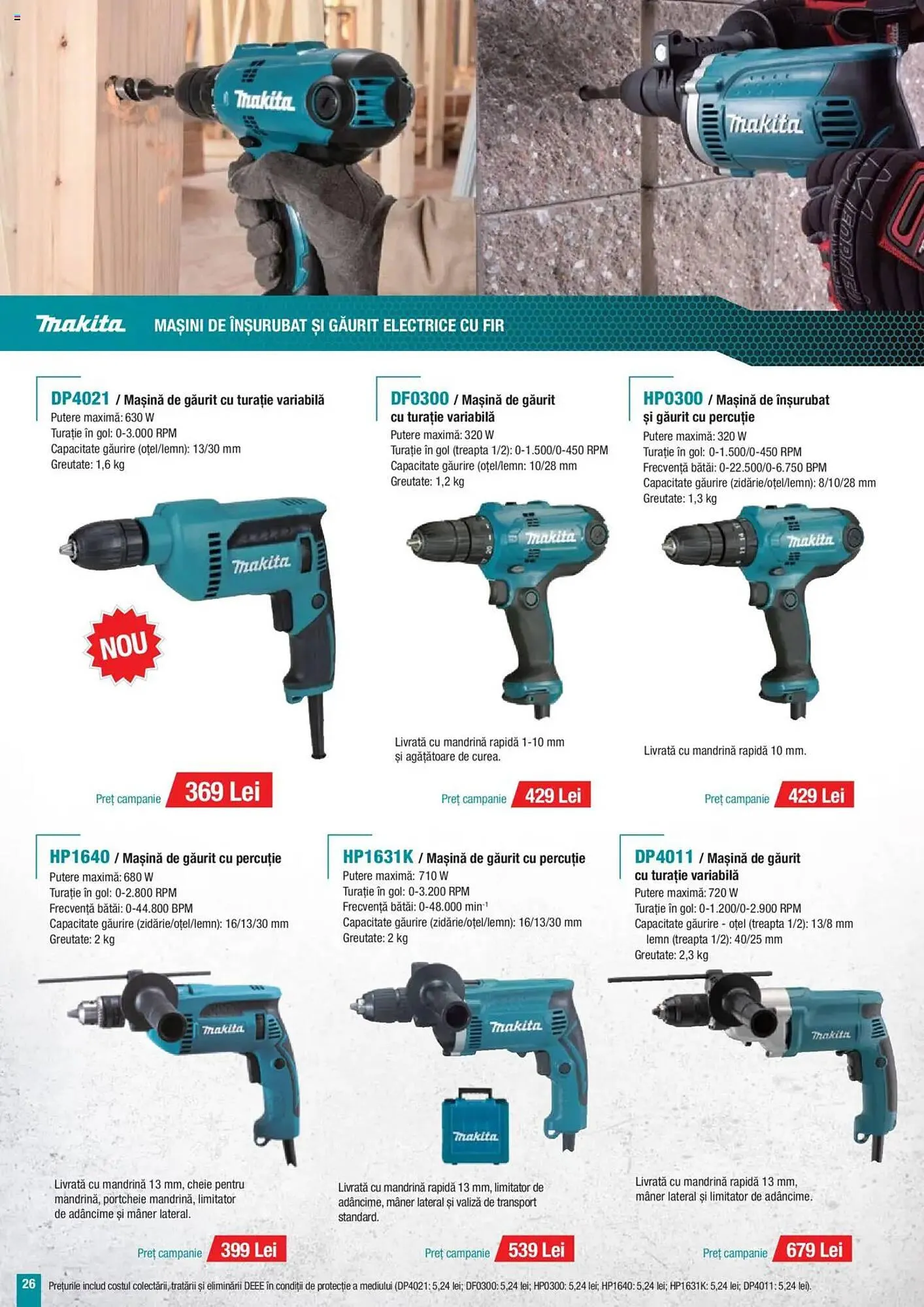 Catalog Catalog Makita de la 8 ianuarie până la 31 martie 2025 - Revista Pagina 58