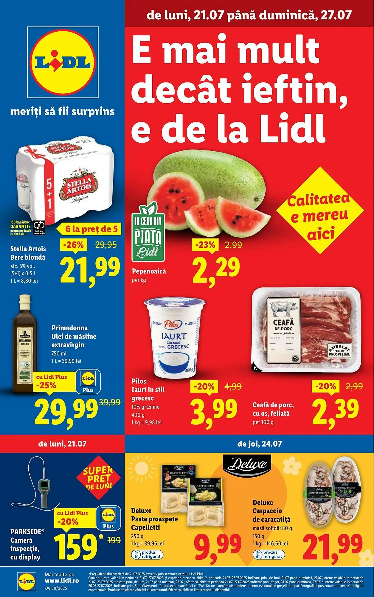 Catalog Catalog Lidl de la 21 iulie până la 27 iulie 2025 - Revista Pagina 1