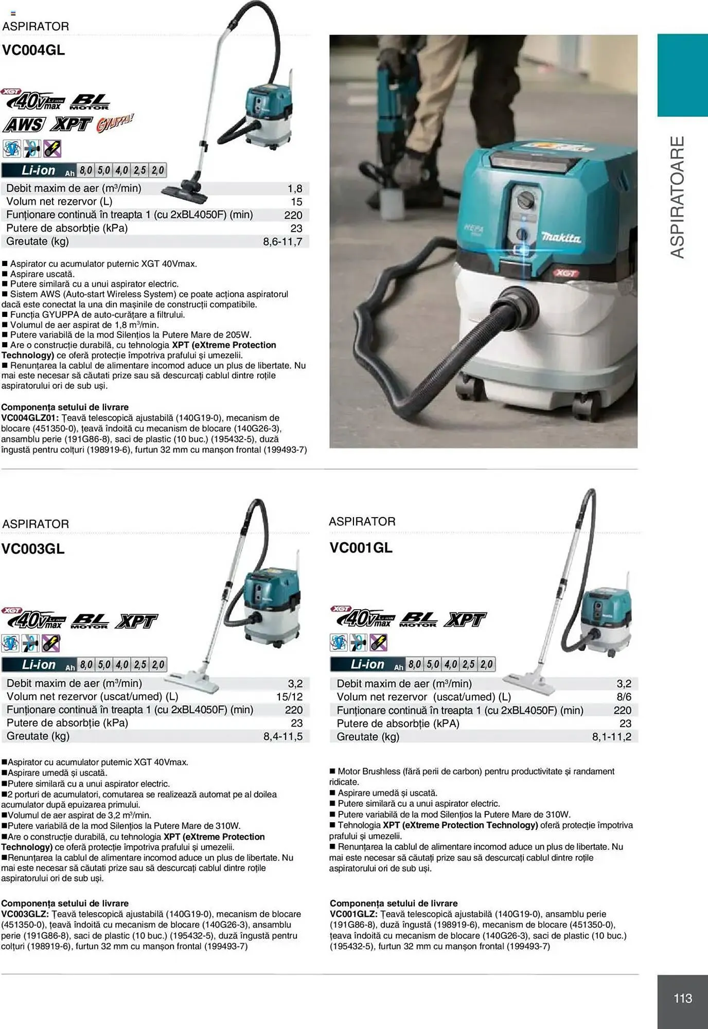 Catalog Catalog Makita de la 8 ianuarie până la 31 decembrie 2025 - Revista Pagina 113