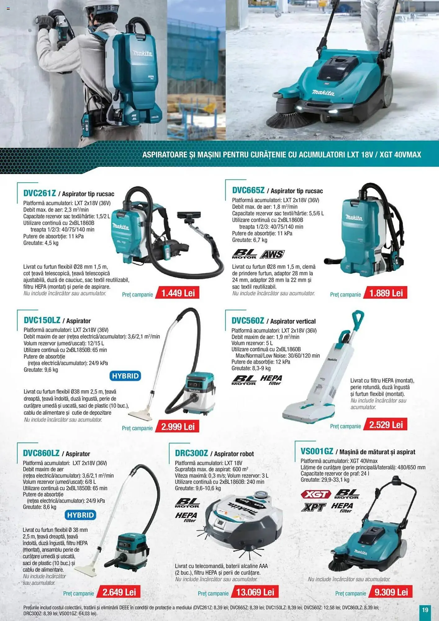 Catalog Catalog Makita de la 1 octombrie până la 31 decembrie 2025 - Revista Pagina 19