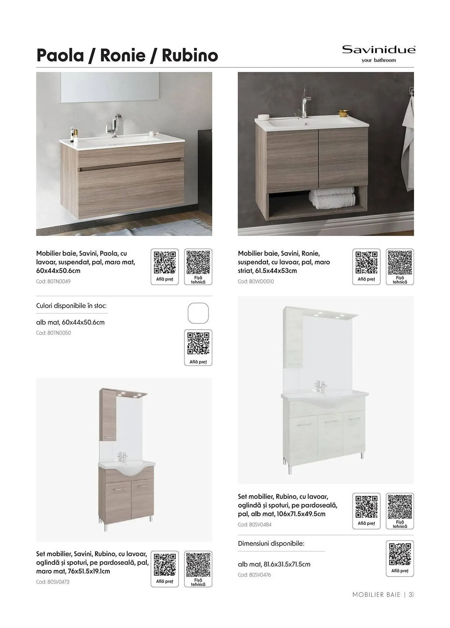 Catalog Catalog Romstal de la 1 aprilie până la 31 decembrie 2026 - Revista Pagina 31