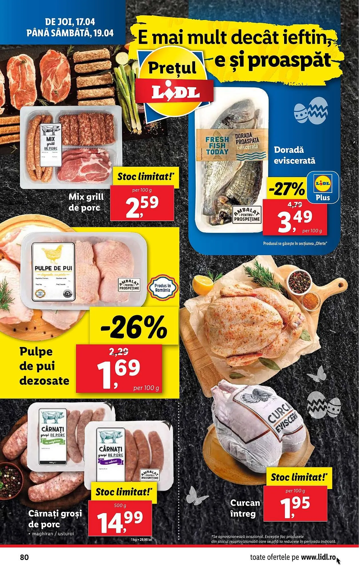 Catalog Catalog Lidl de la 14 aprilie până la 19 aprilie 2025 - Revista Pagina 80