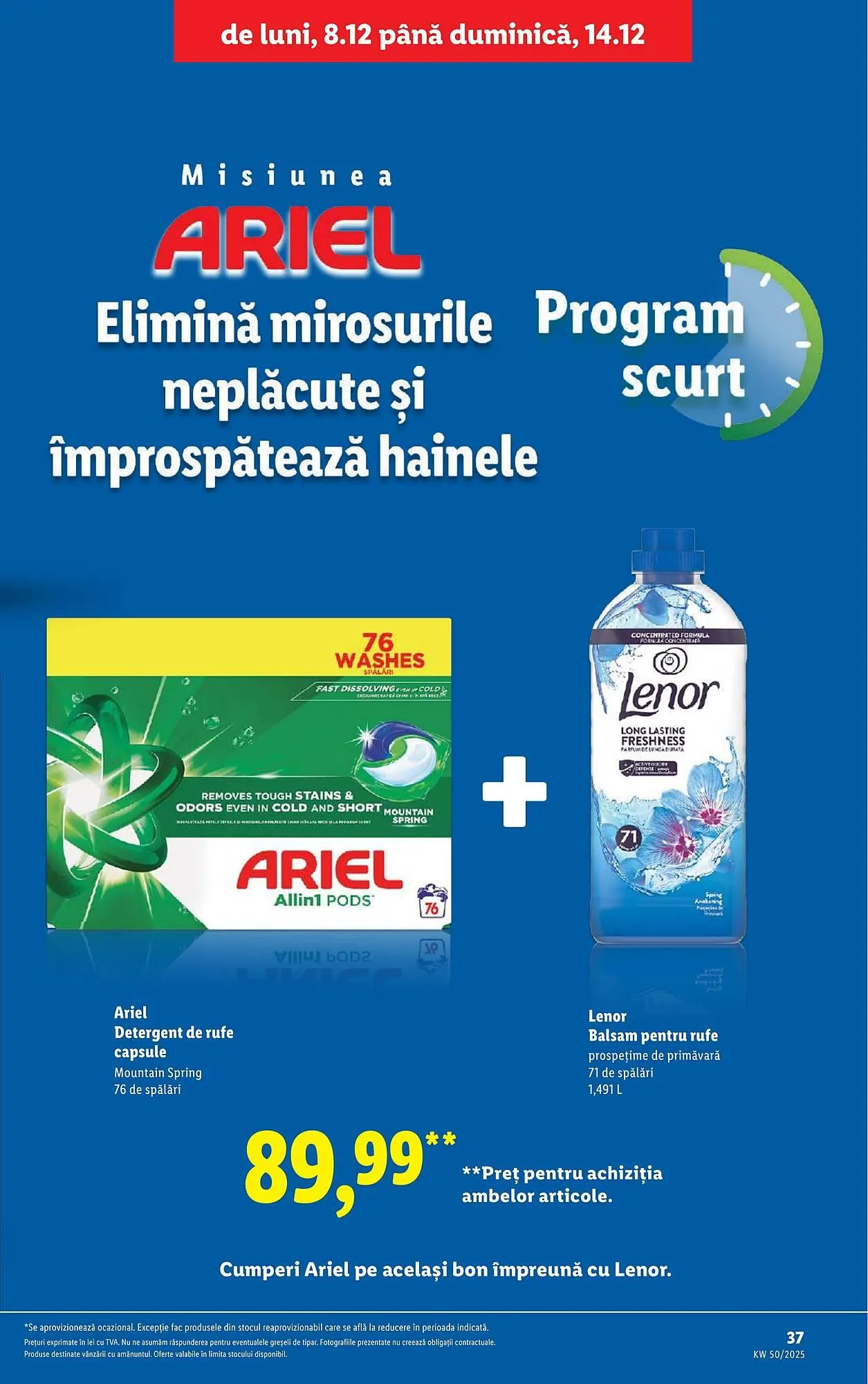 Catalog Catalog Lidl de la 8 decembrie până la 14 decembrie 2025 - Revista Pagina 37