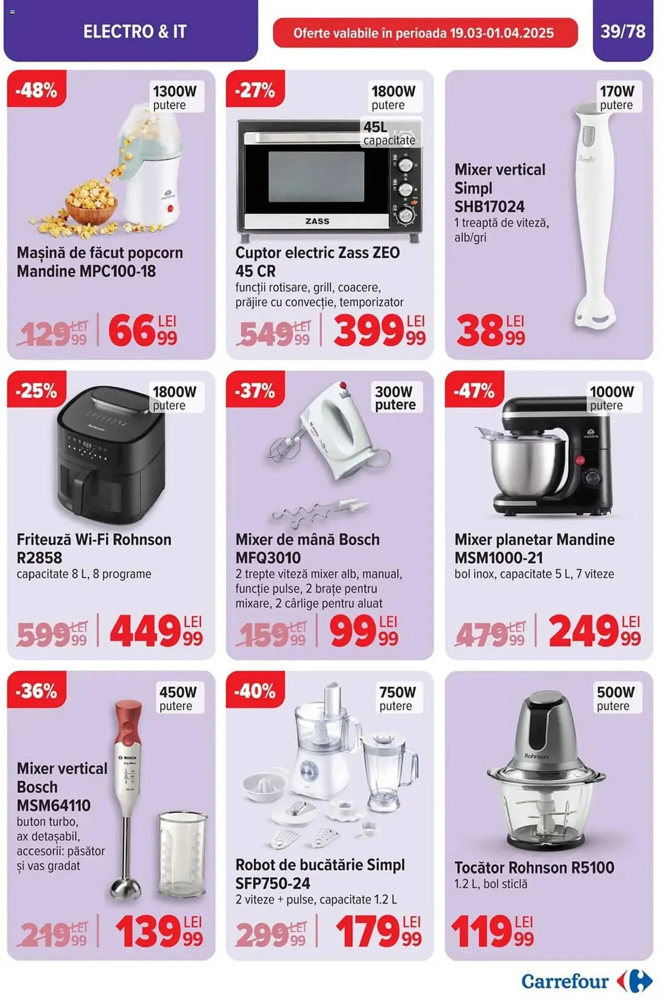 Catalog Catalog Carrefour de la 26 martie până la 1 aprilie 2025 - Revista Pagina 40