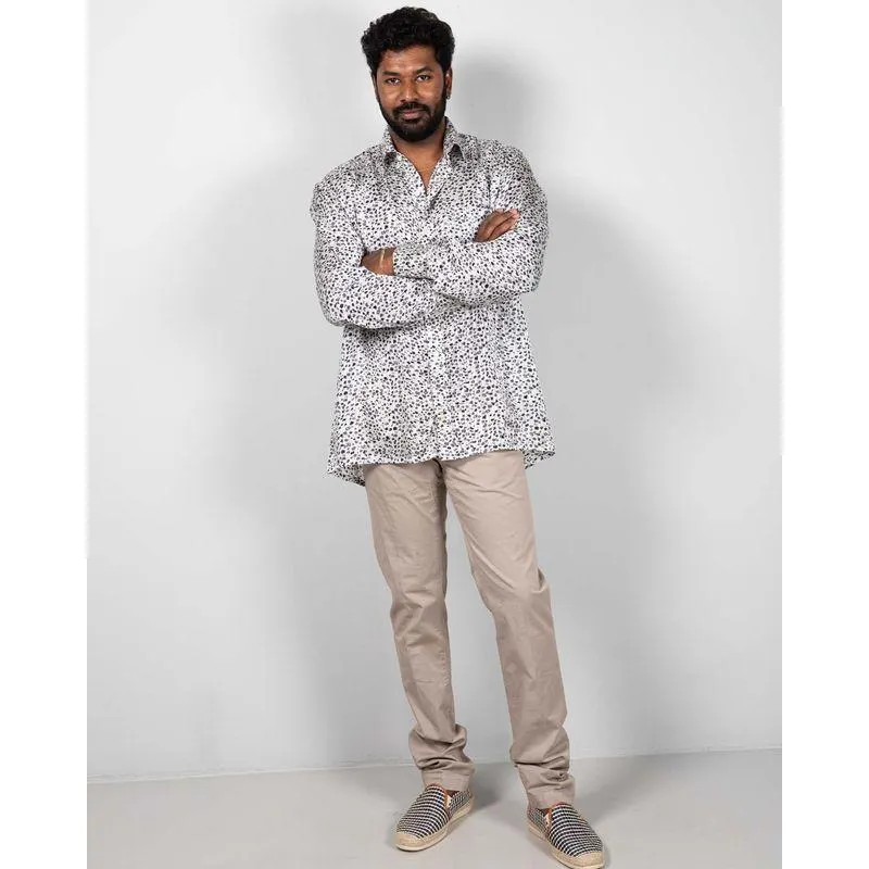 Camasa subtire cu buzunar la piept N241136002