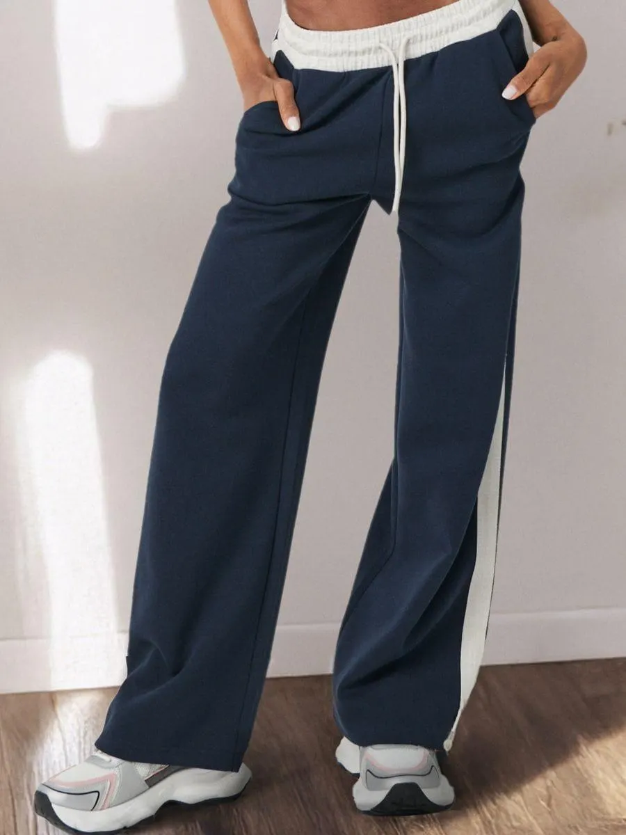 Pantaloni de trening cu crac larg