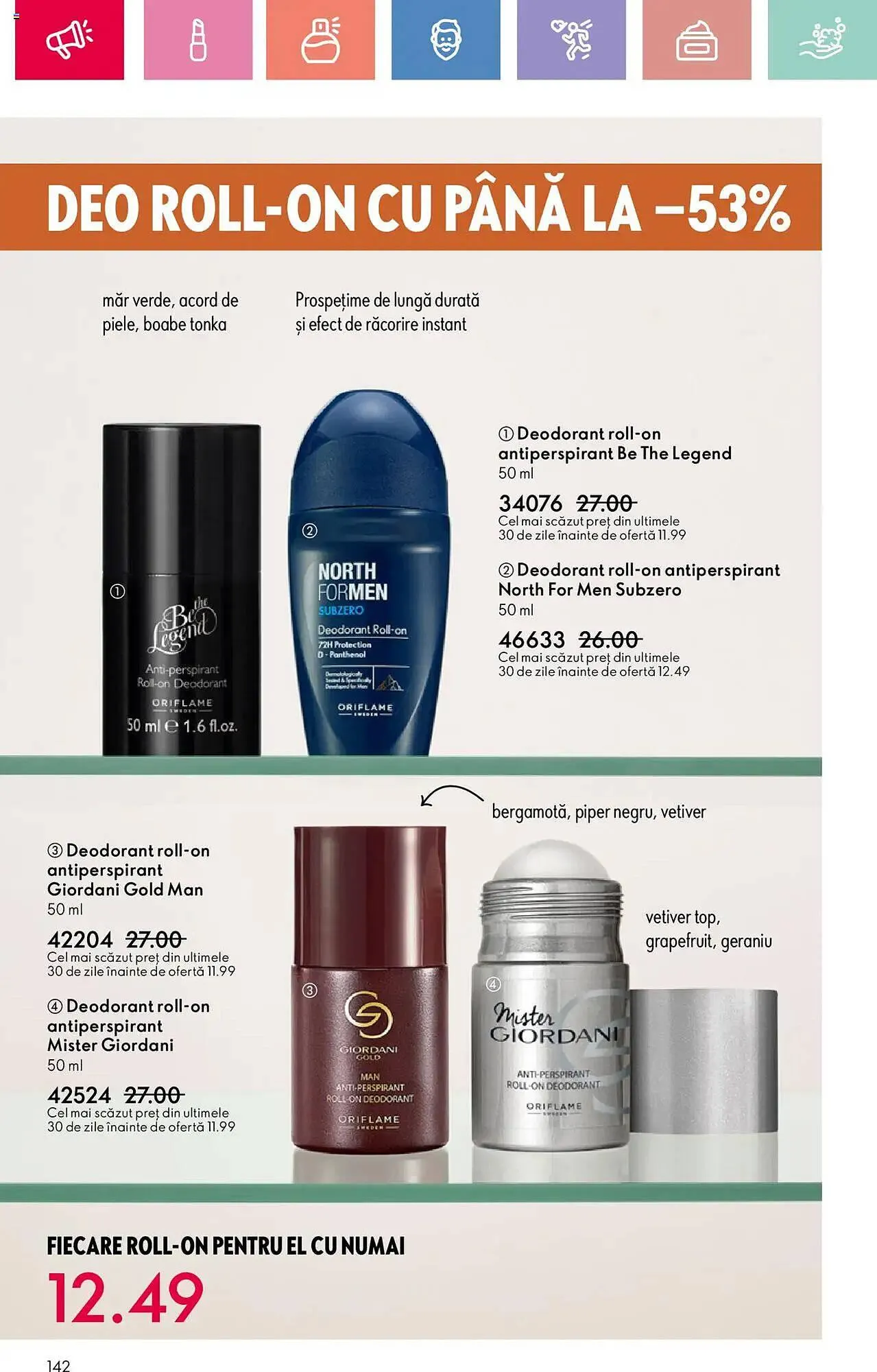 Catalog Catalog Oriflame de la 19 august până la 9 septembrie 2025 - Revista Pagina 142