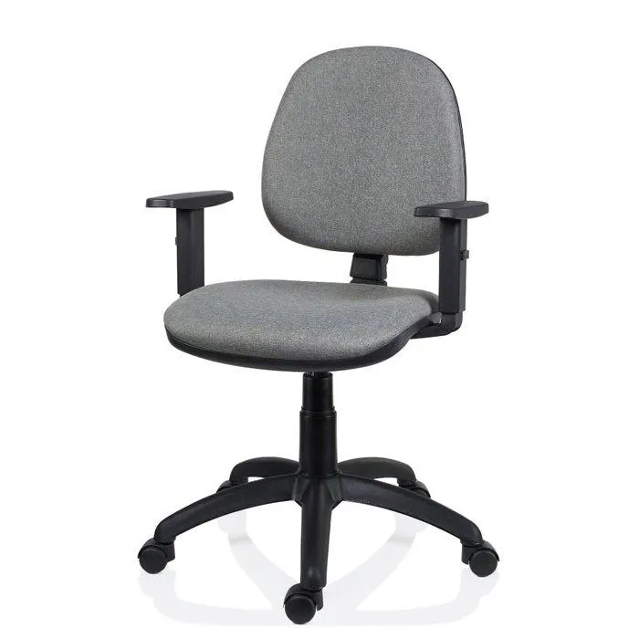 Scaun birou ergonomic 1040 GLX, rotativ, textil, gri