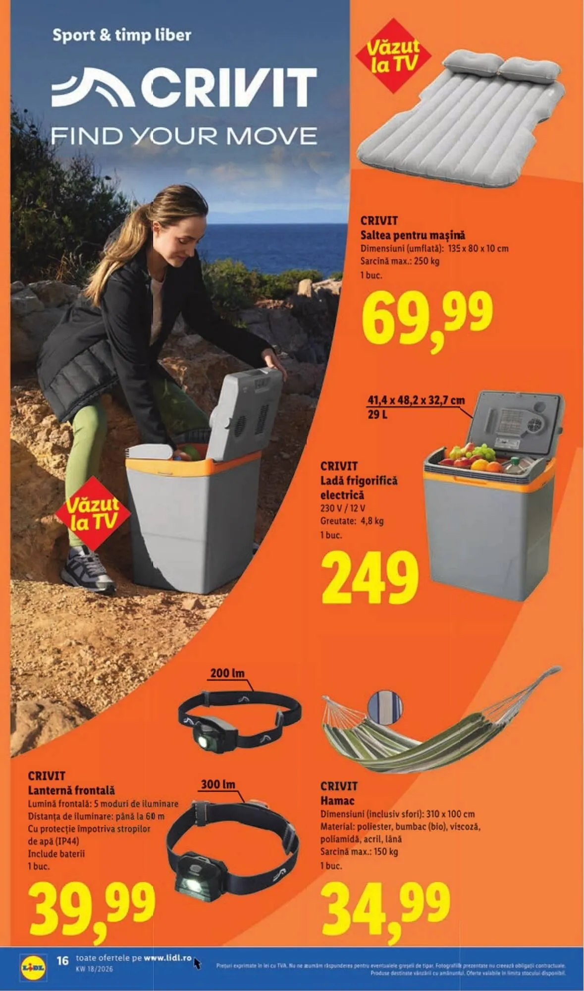 Catalog Catalog Lidl de la 27 aprilie până la 3 mai 2026 - Revista Pagina 16