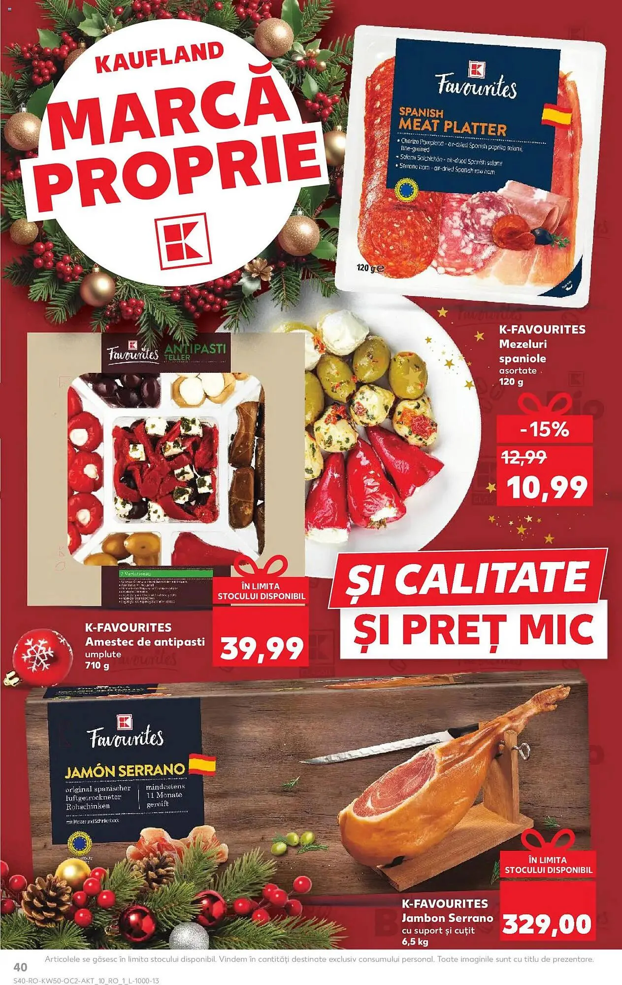 Catalog Catalog Kaufland de la 10 decembrie până la 16 decembrie 2025 - Revista Pagina 40