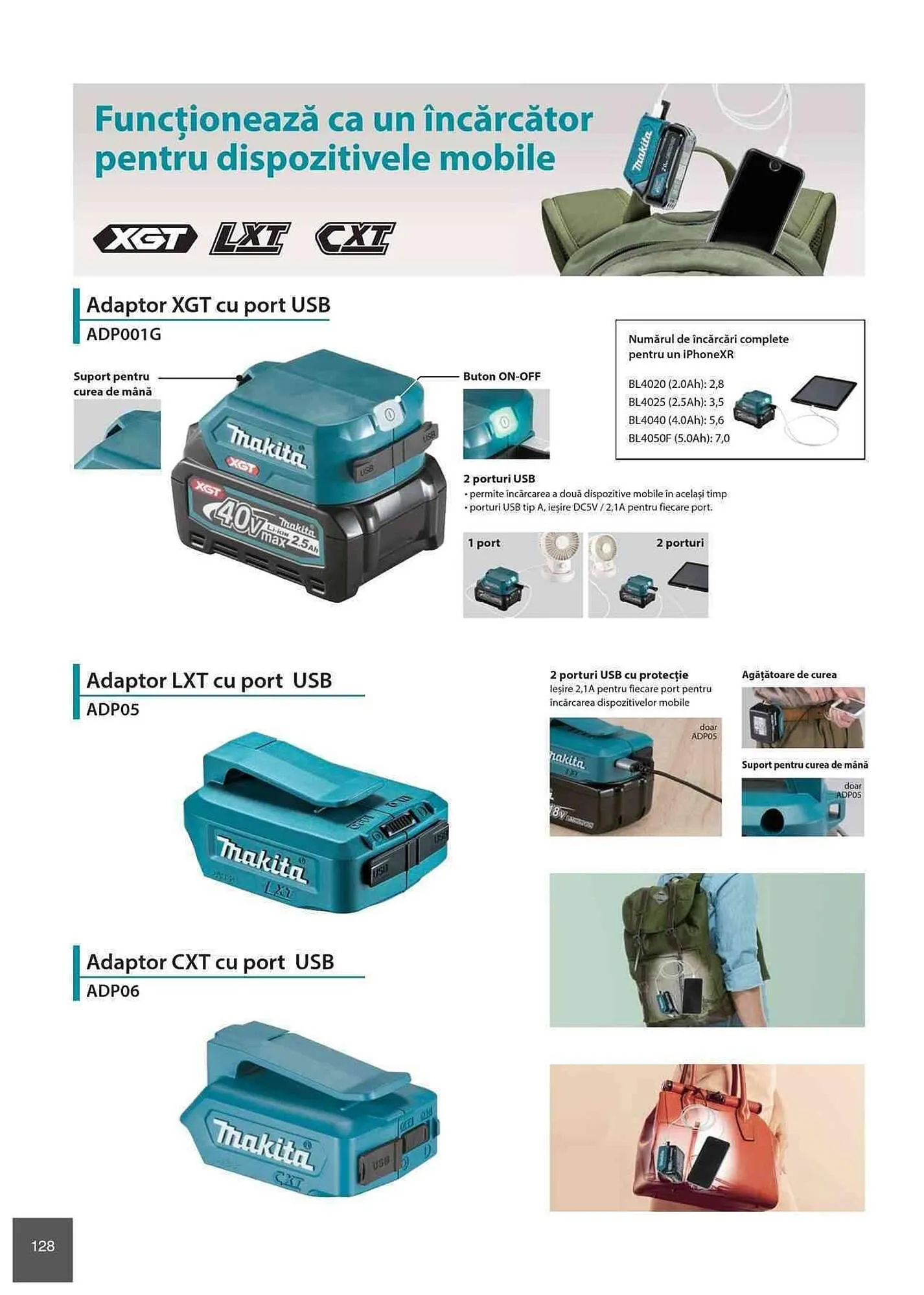 Catalog Makita catalog de la 1 ianuarie până la 31 decembrie 2023 - Revista Pagina 128