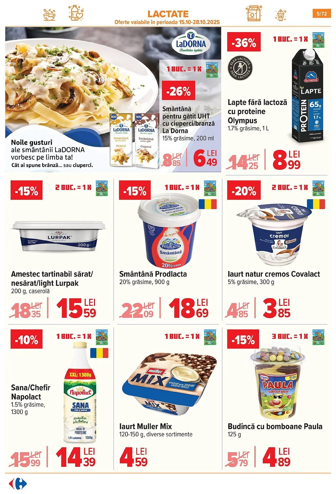 Catalog Catalog Carrefour de la 15 octombrie până la 4 noiembrie 2025 - Revista Pagina 6