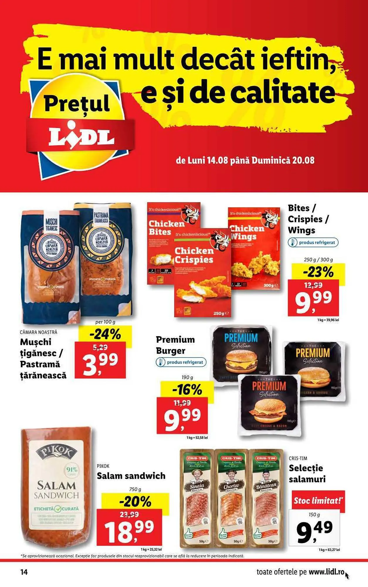Catalog Lidl catalog de la 14 august până la 20 august 2023 - Revista Pagina 14