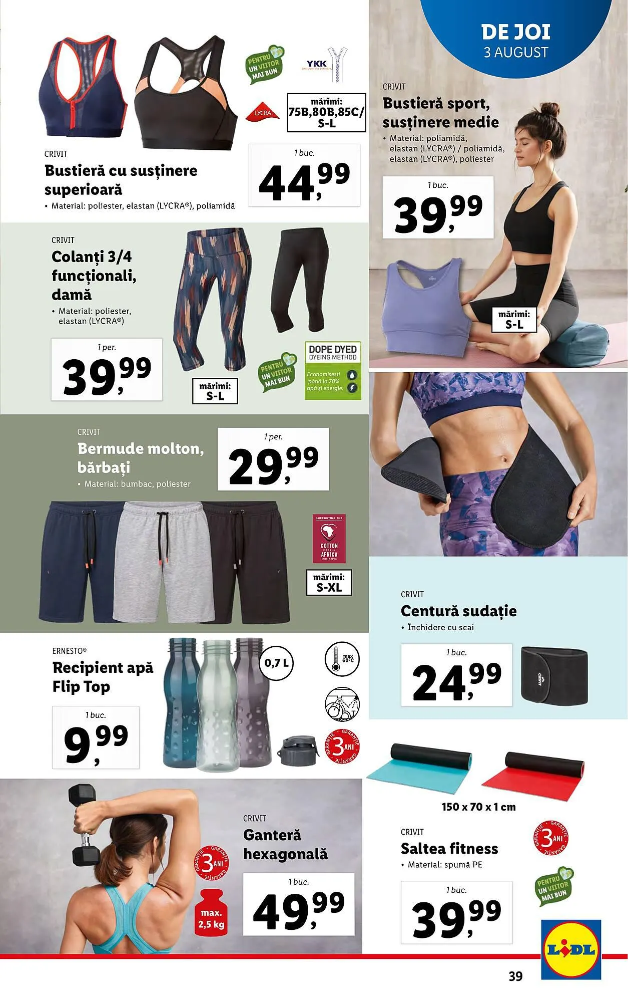 Catalog Lidl catalog de la 31 iulie până la 6 august 2023 - Revista Pagina 39