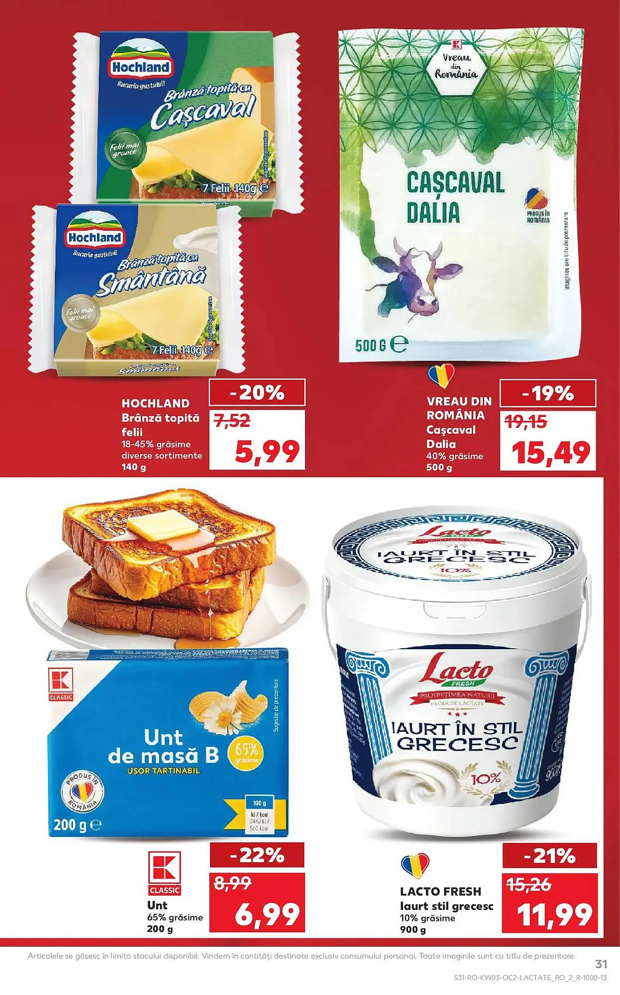 Catalog Catalog Kaufland de la 14 ianuarie până la 20 ianuarie 2026 - Revista Pagina 31