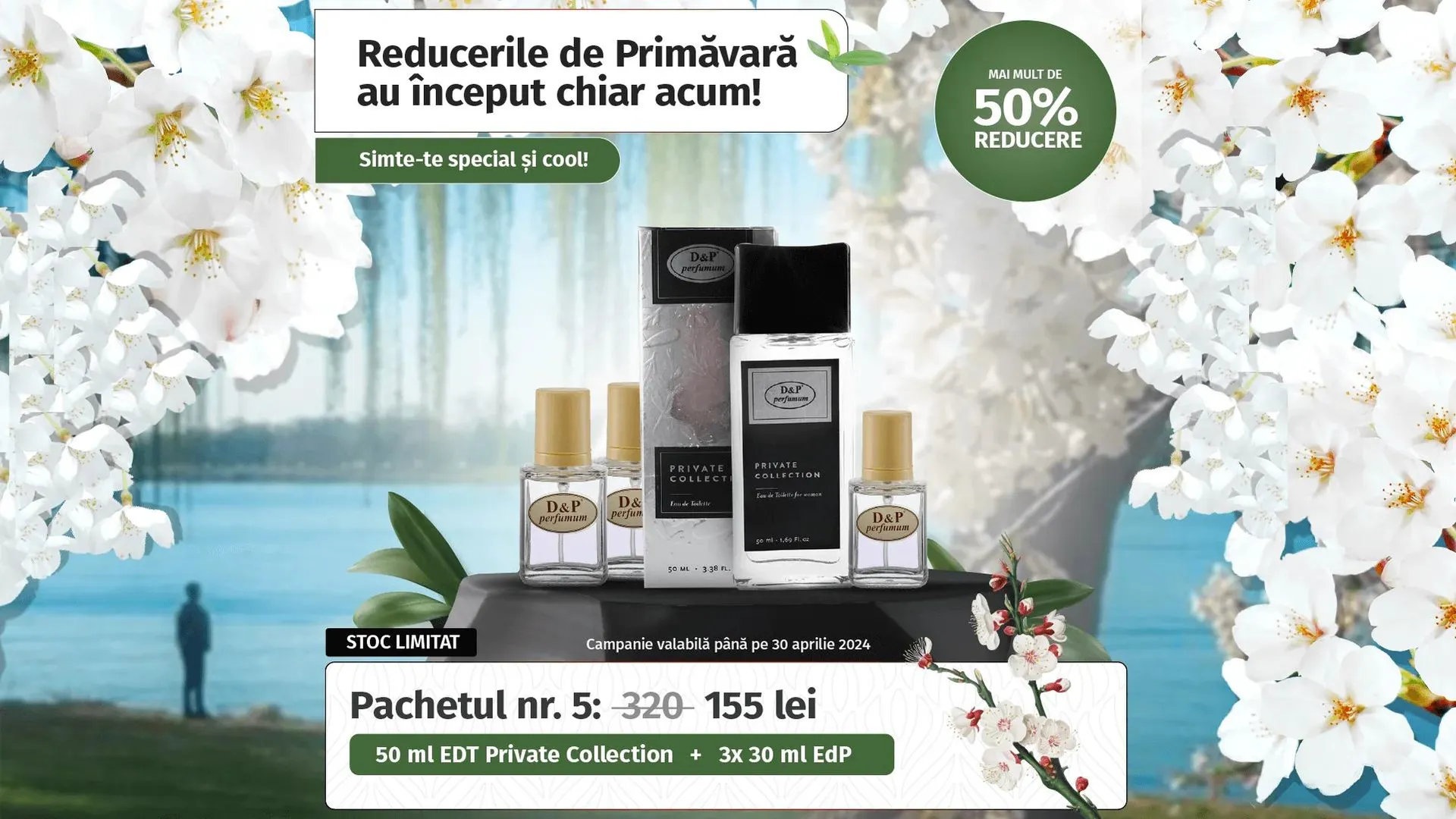 Set promo 50 ml Private Collection + 3×30 ml pro EDP