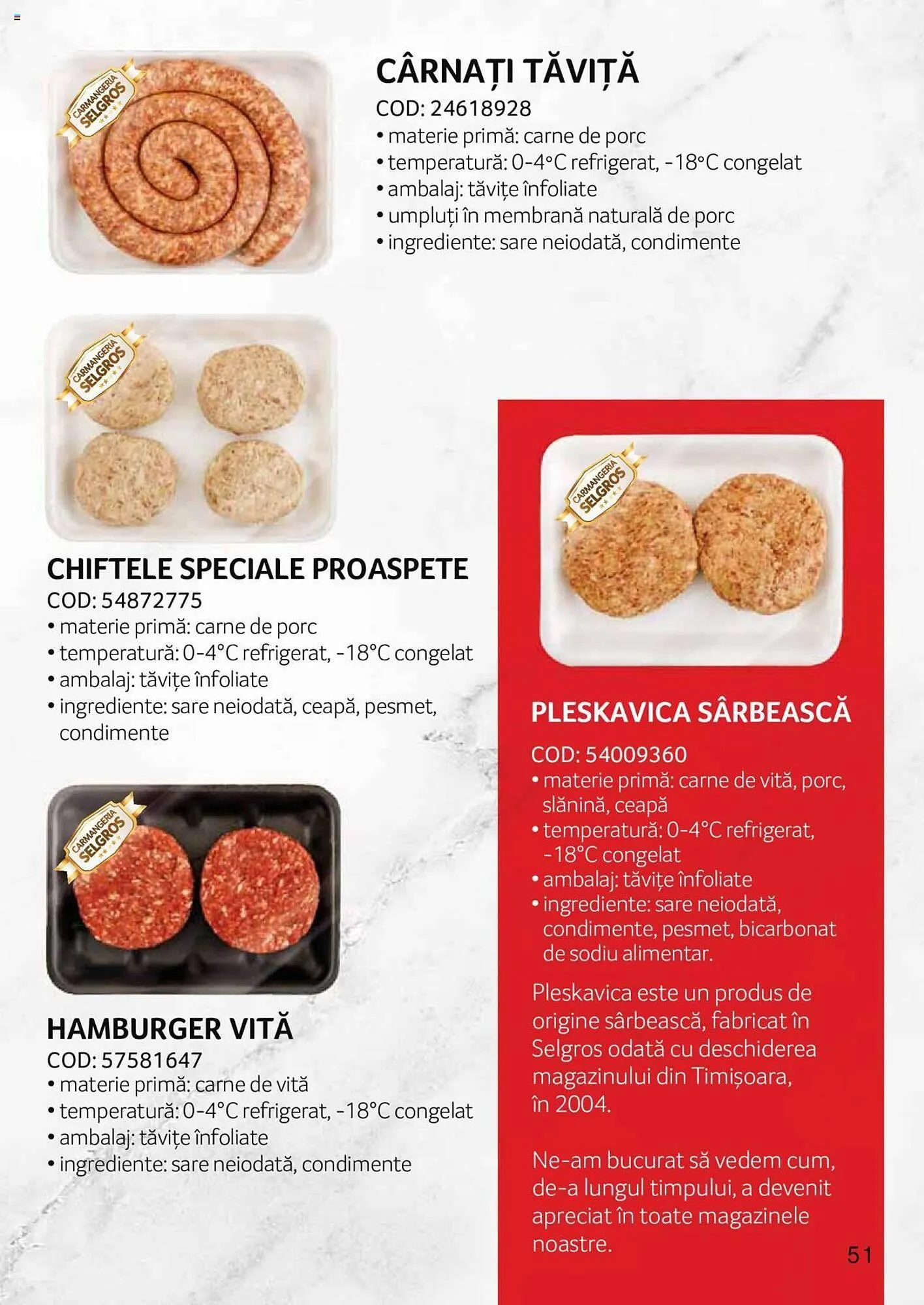 Catalog Selgros catalog de la 27 aprilie până la 31 decembrie 2023 - Revista Pagina 51