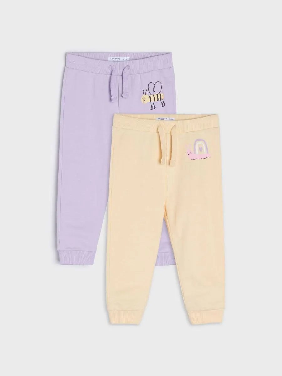 Set de 2 perechi de pantaloni sport