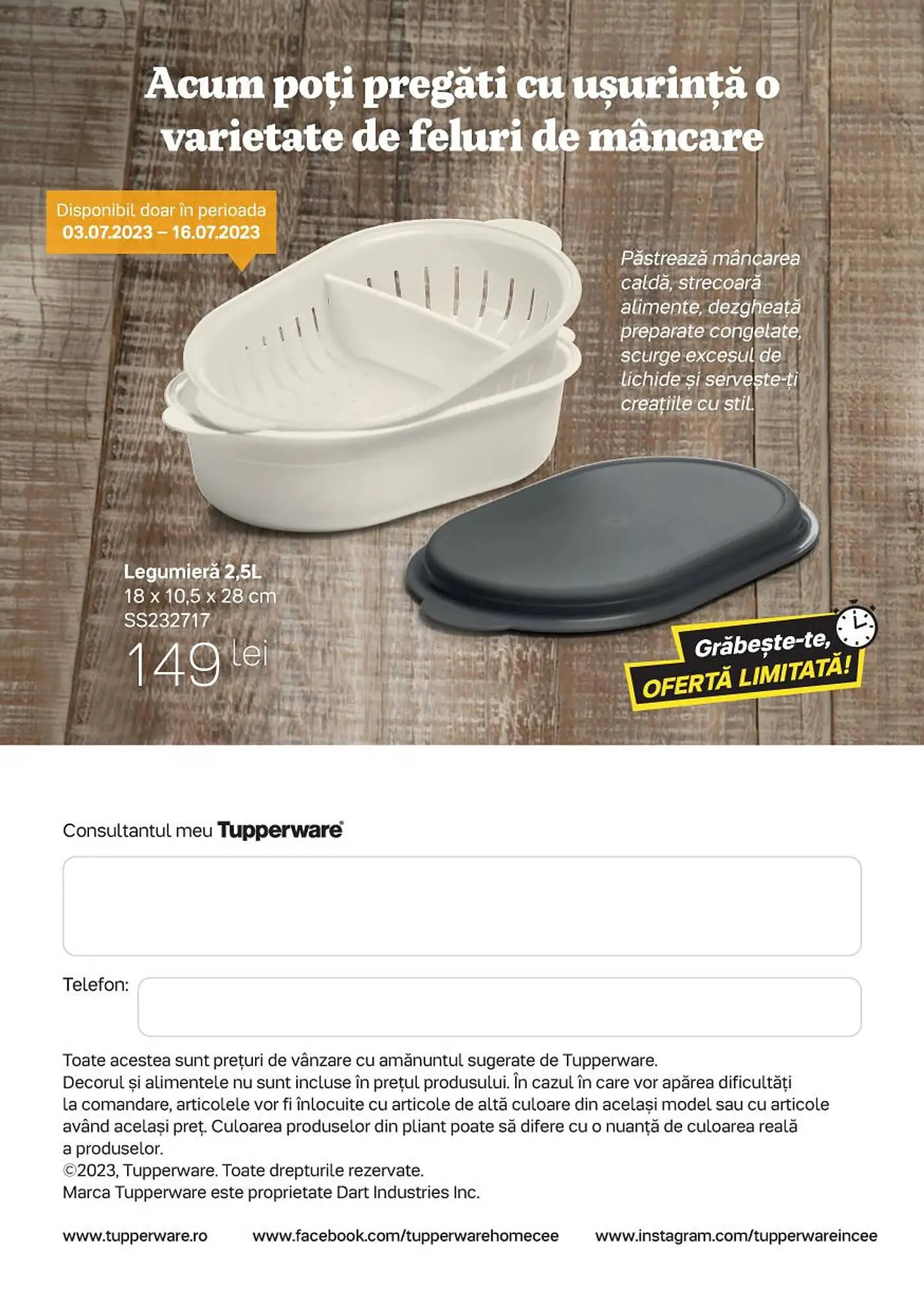 Catalog Tupperware catalog de la 3 iulie până la 6 august 2023 - Revista Pagina 16