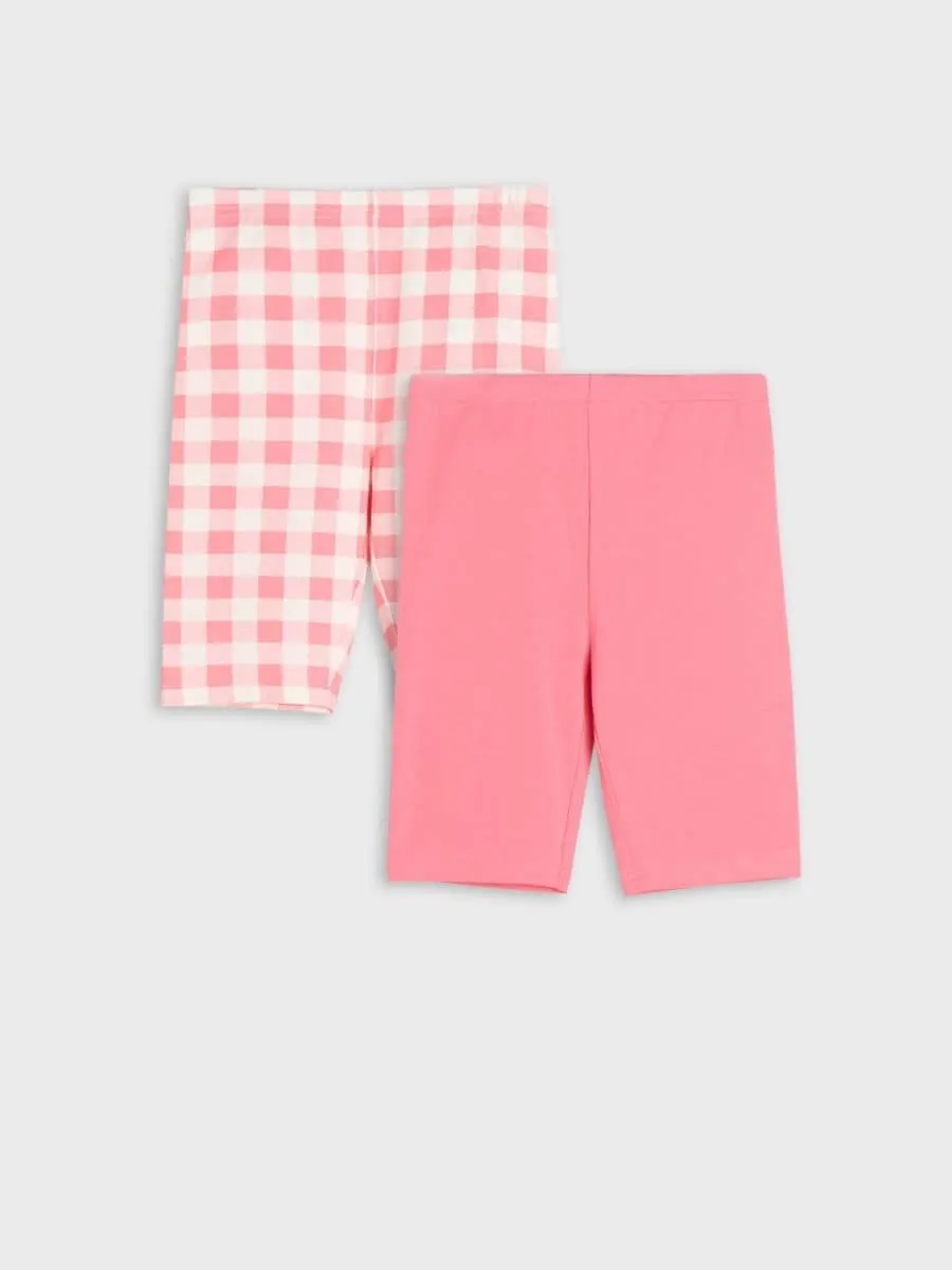 Pantaloni scurți tip biker, set de 2 bucăți