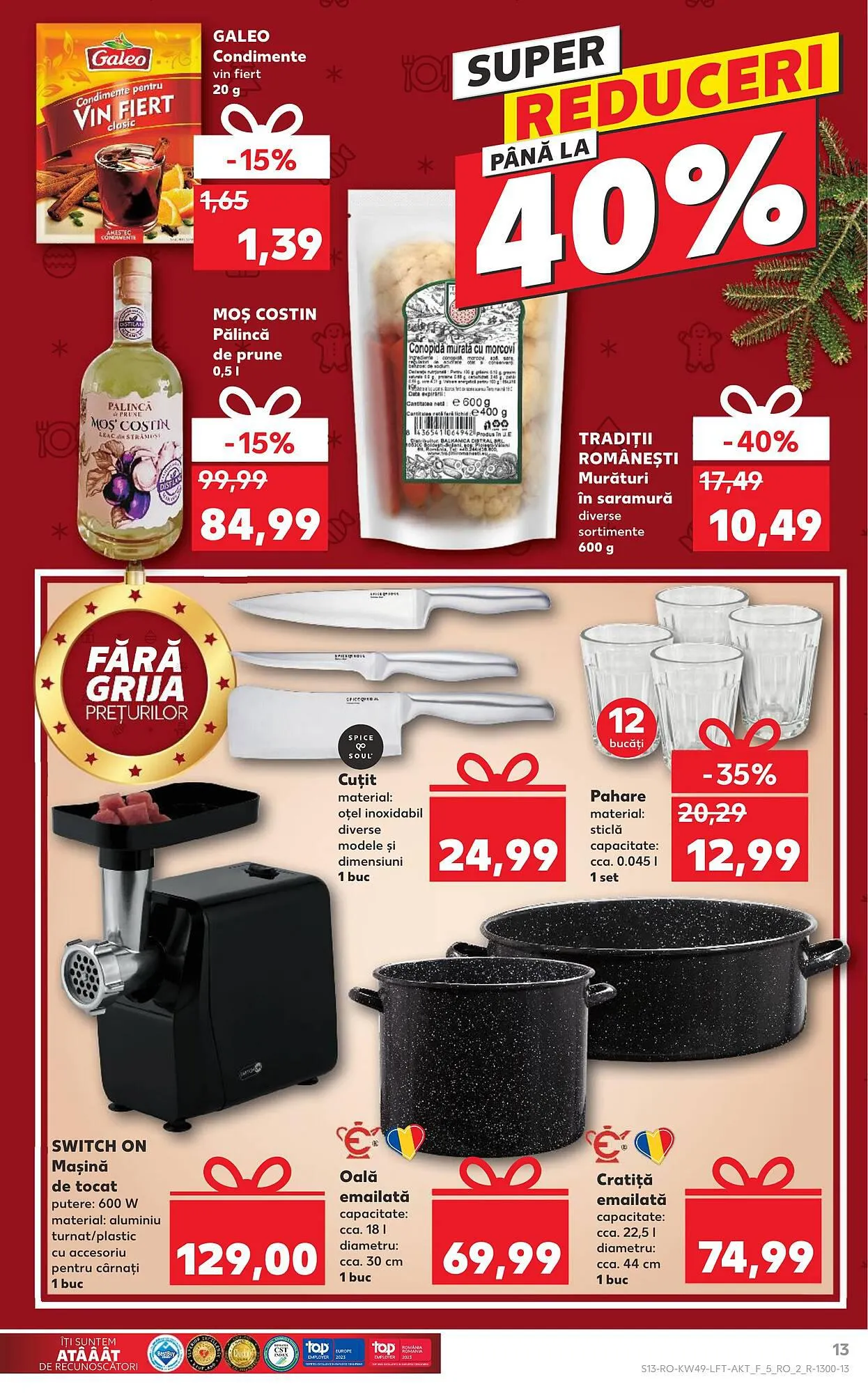 Catalog Kaufland catalog de la 6 decembrie până la 12 decembrie 2023 - Revista Pagina 13