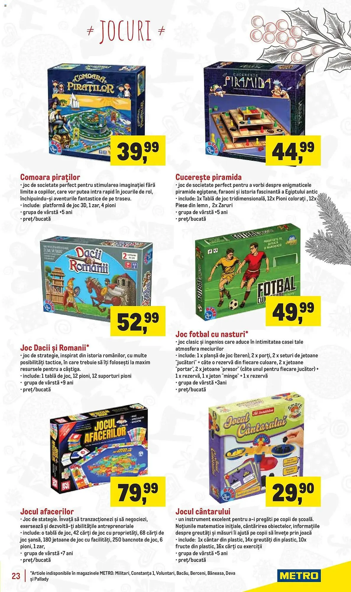 Catalog Catalog Metro de la 17 noiembrie până la 31 decembrie 2025 - Revista Pagina 23