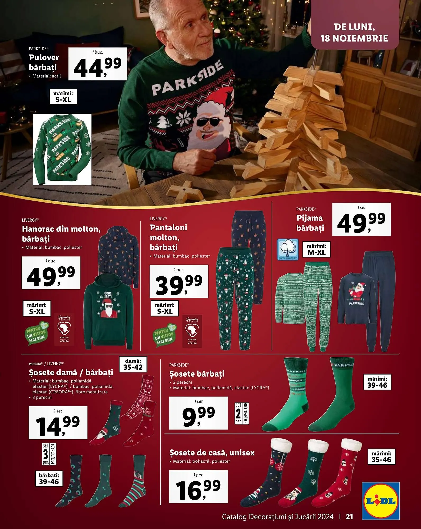 Catalog Catalog Lidl de la 4 noiembrie până la 24 decembrie 2024 - Revista Pagina 21