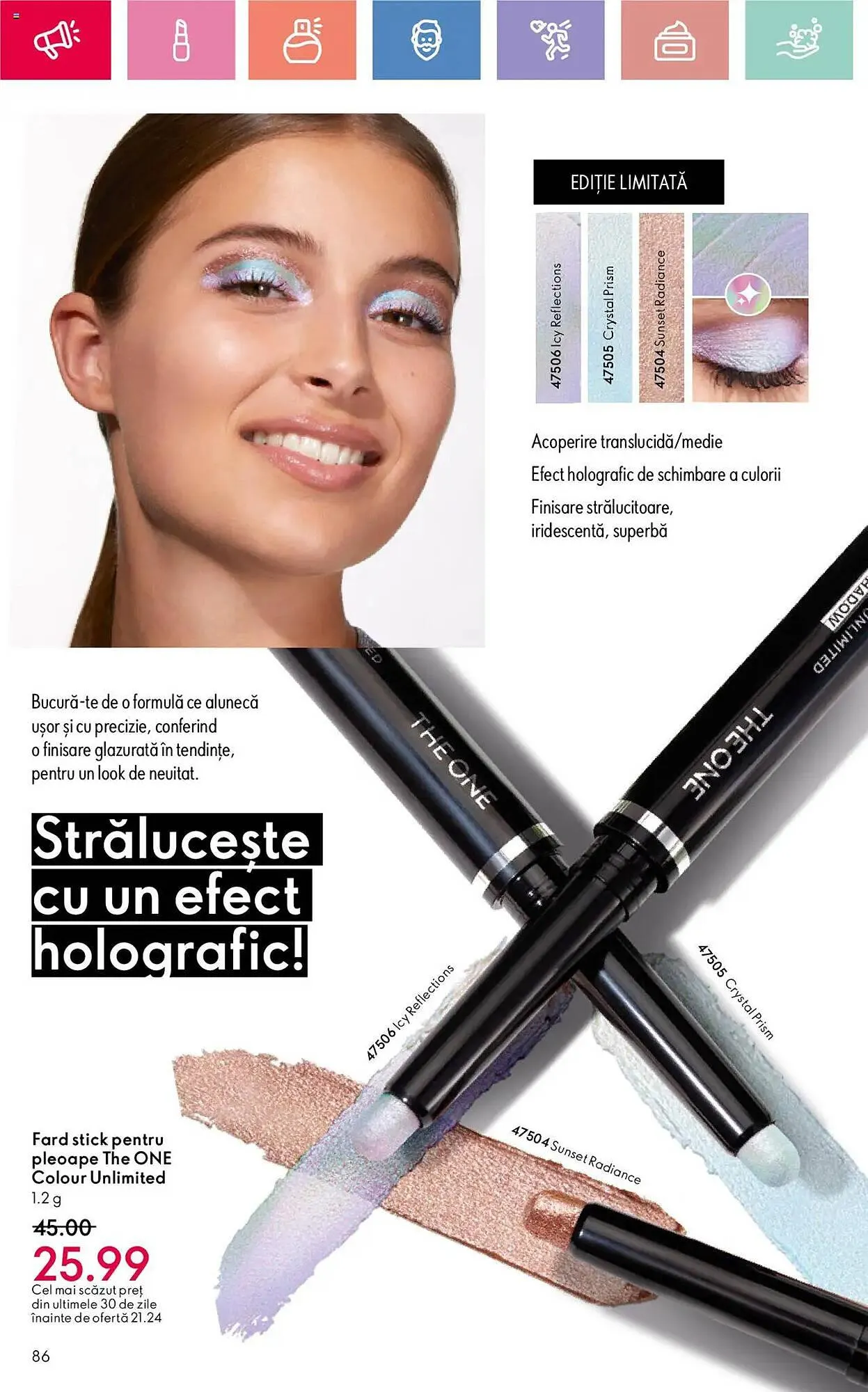 Catalog Catalog Oriflame de la 29 decembrie până la 18 ianuarie 2025 - Revista Pagina 86