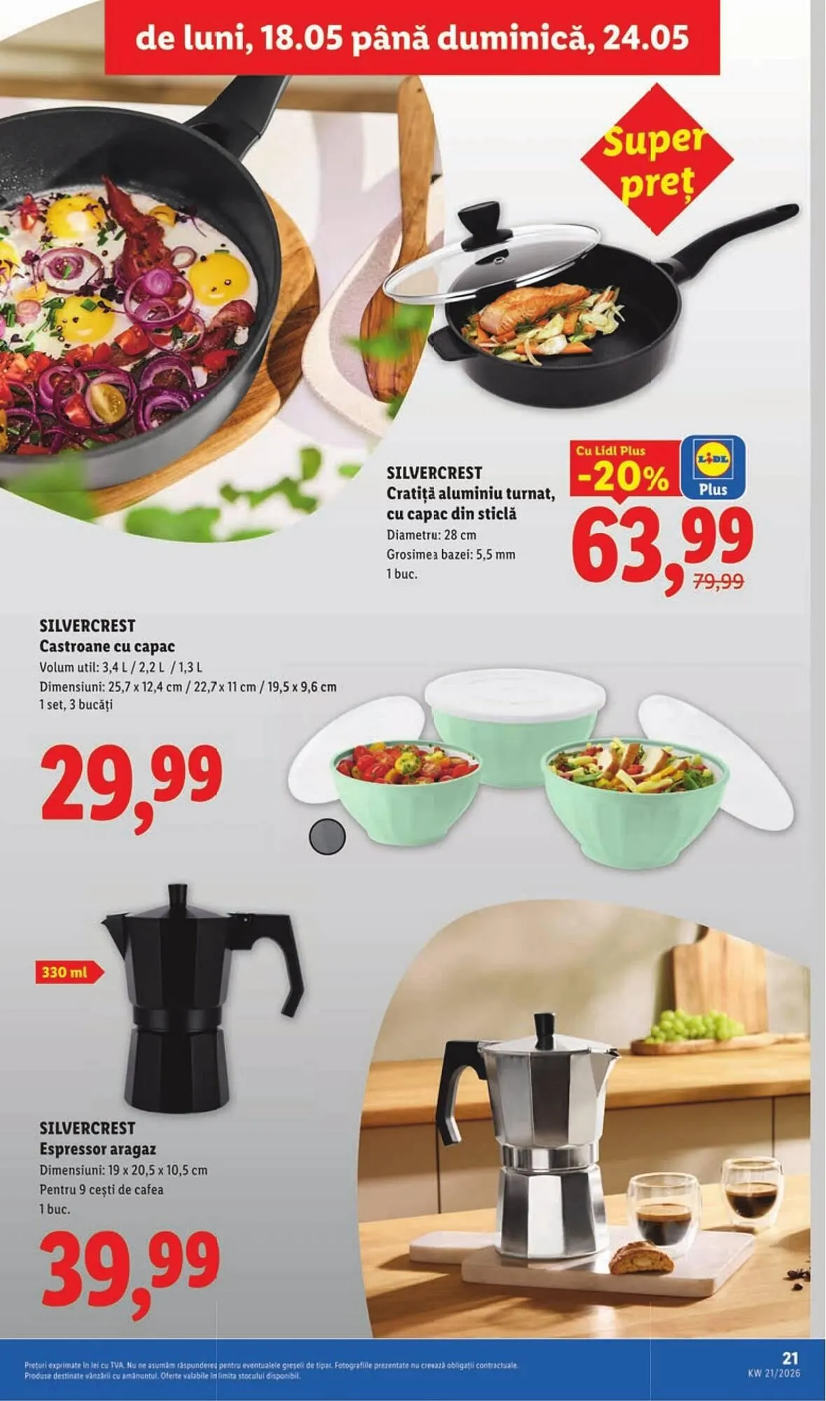 Catalog Catalog Lidl de la 18 mai până la 24 mai 2026 - Revista Pagina 21