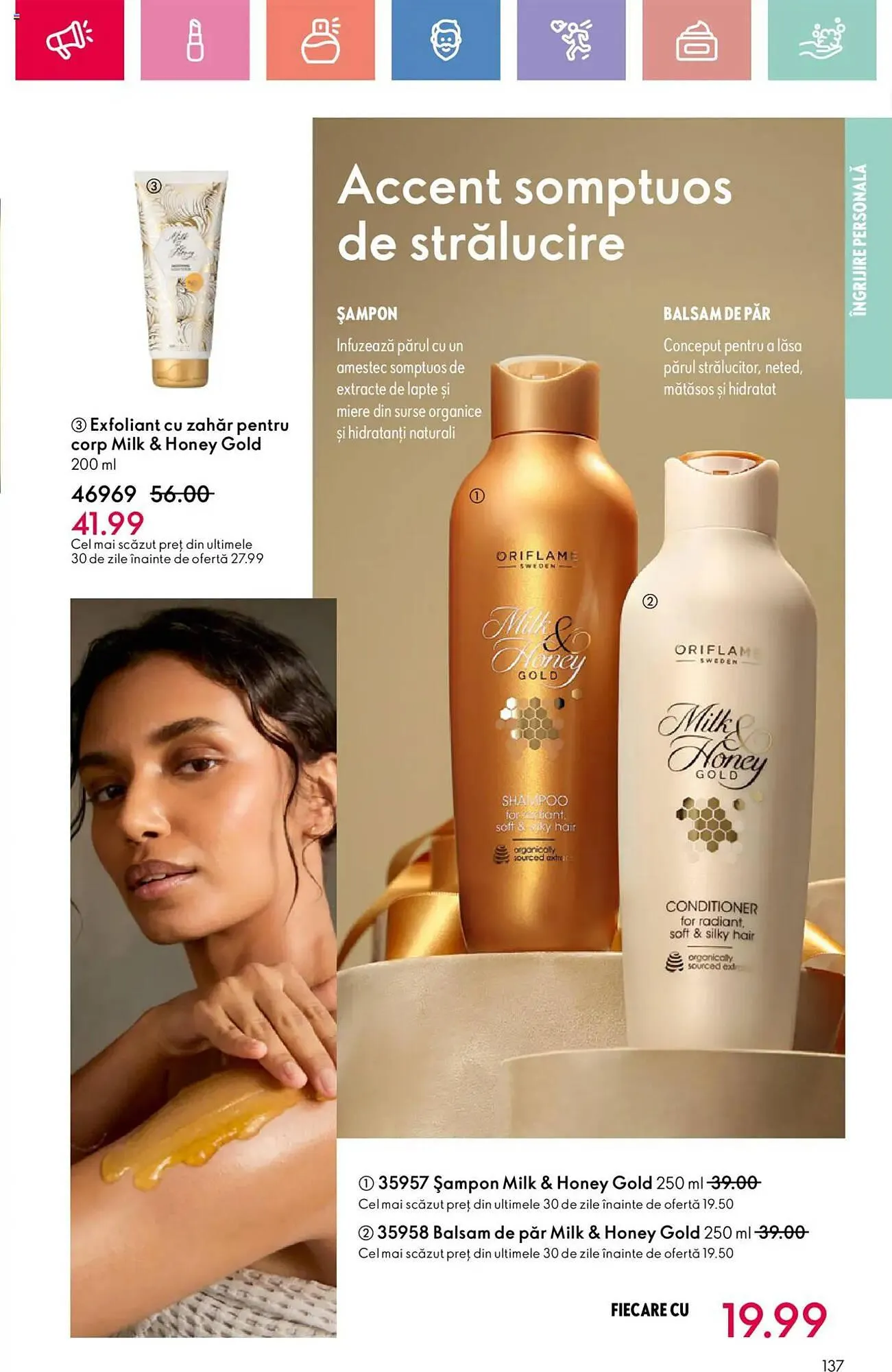 Catalog Catalog Oriflame de la 13 aprilie până la 3 mai 2025 - Revista Pagina 137