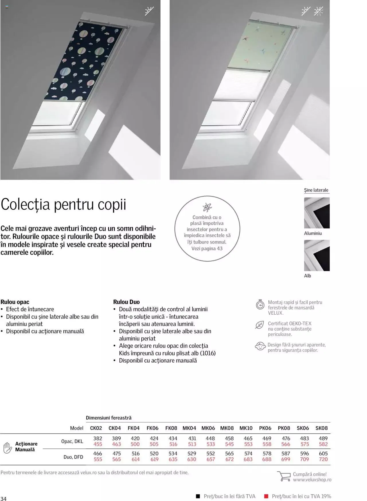 Catalog Velux catalog - Rulouri şi rolete 2022 de la 7 martie până la 31 decembrie 2023 - Revista Pagina 34