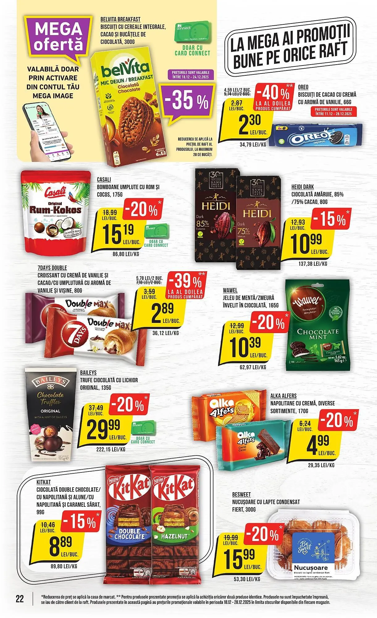 Catalog Catalog Mega Image de la 18 decembrie până la 28 decembrie 2025 - Revista Pagina 22