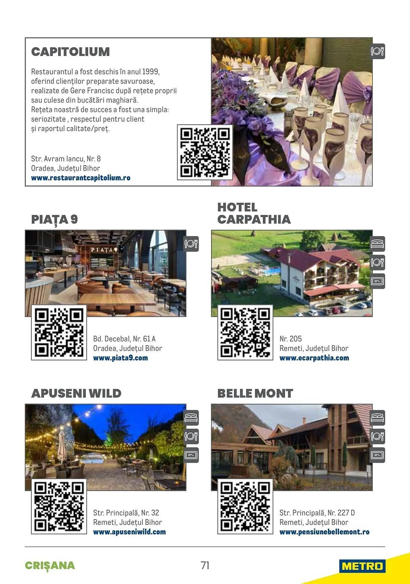 Catalog Catalog Metro de la 9 aprilie până la 31 decembrie 2025 - Revista Pagina 71