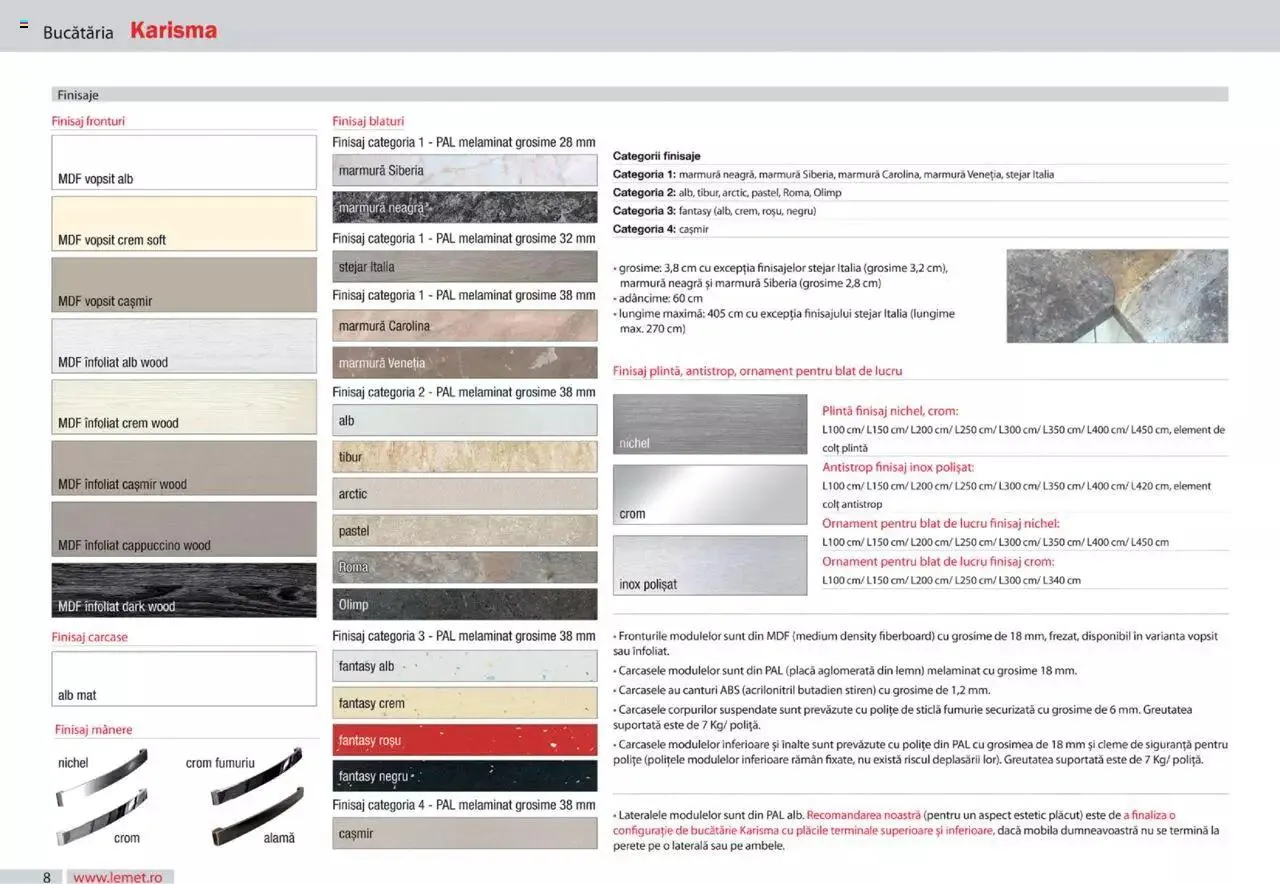 Catalog Lem’s - Bucătăria Karisma de la 1 septembrie până la 31 decembrie 2023 - Revista Pagina 8