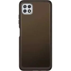 Husa telefon SAMSUNG Soft Clear Cover pentru Galaxy A22, EF-QA225TBEGEU, Black